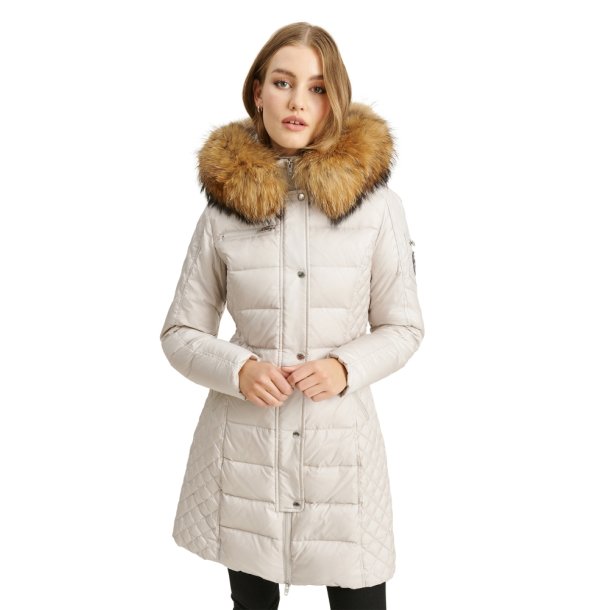 Beam - Light Beige - Raccoon Fur